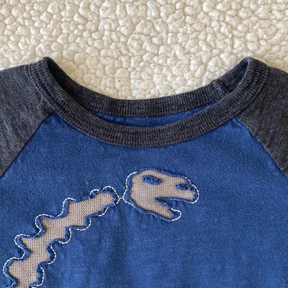 BabyGAP Toddler Boy Long Sleeve Dinosaur Tee - Picture 11 of 15